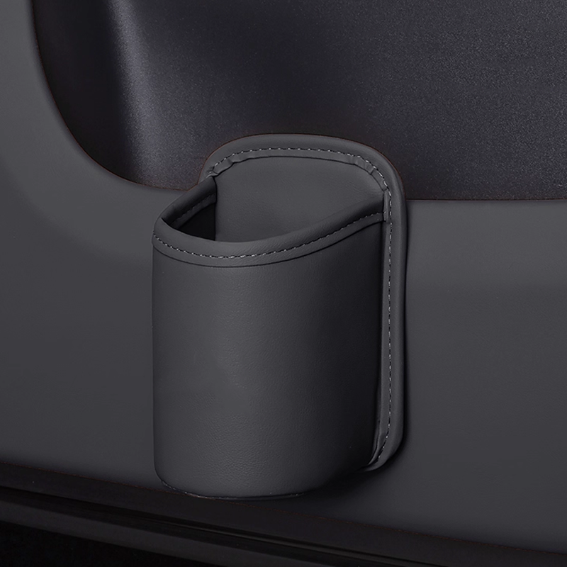 Læder kopholder til take-away-kaffe – bærbar kopholder med clips