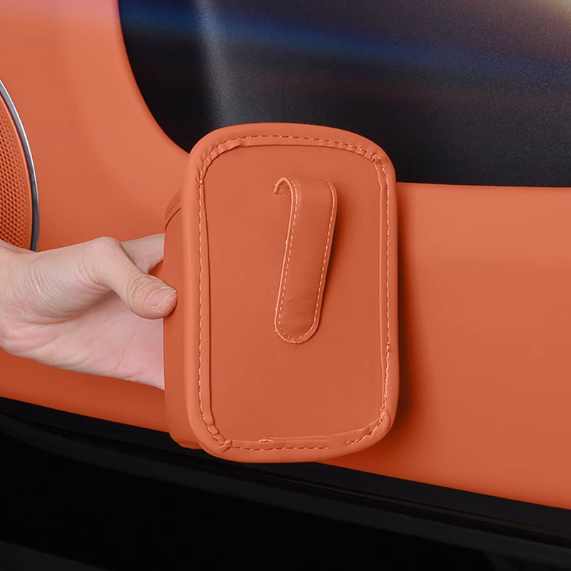 Læder kopholder til take-away-kaffe – bærbar kopholder med clips