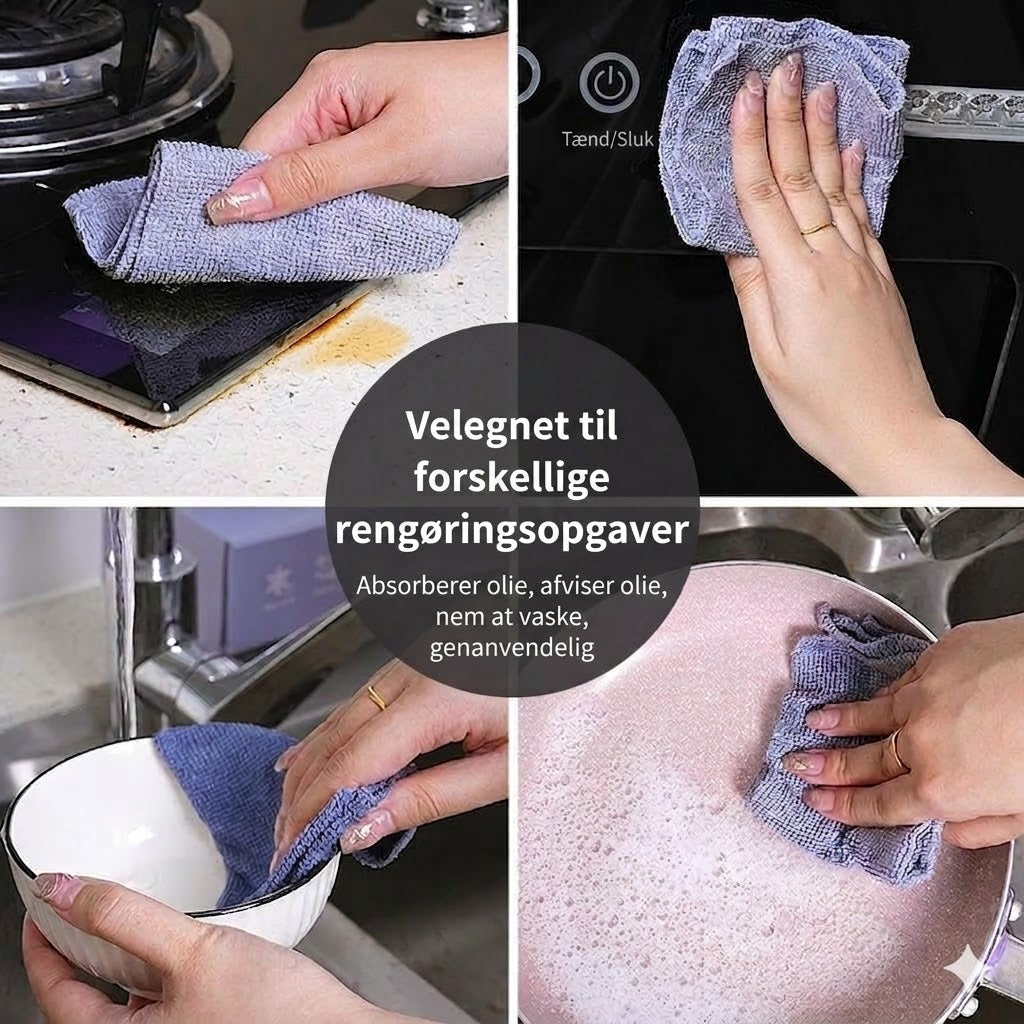 Genanvendelig rengøringsklud