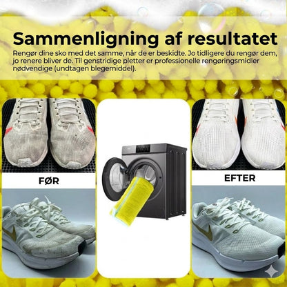 Vaskepose i mikrofiber til sko – blød og effektiv – optimal beskyttelse af sko og vaskemaskine