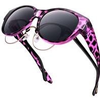 🕶 Nye oversize cat-eye solbriller – Polariserede glas & UV400-beskyttelse