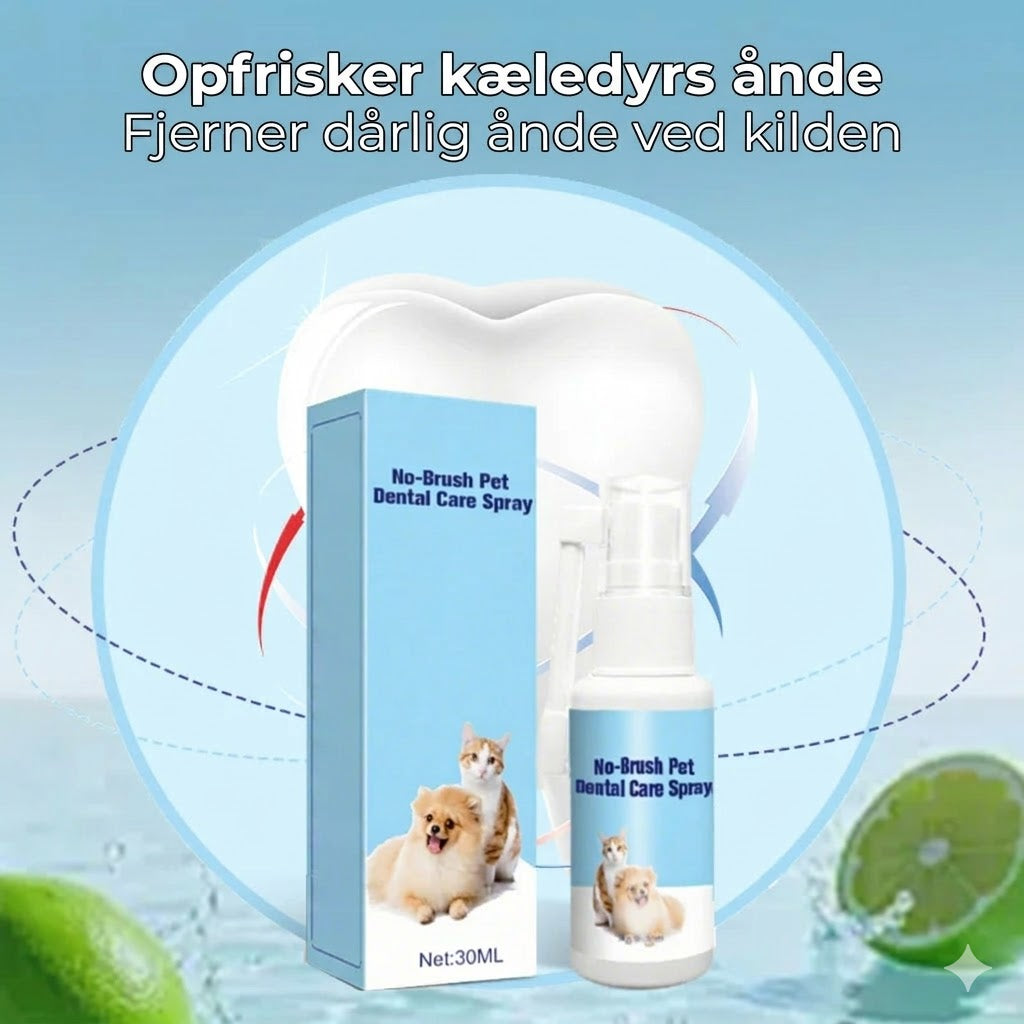 Tandplejespray til kæledyr