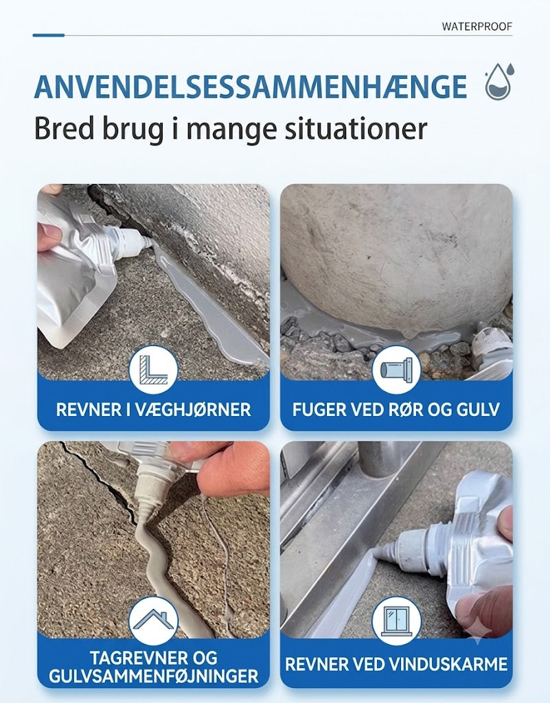 Højtydende klæbemiddel til betonreparation