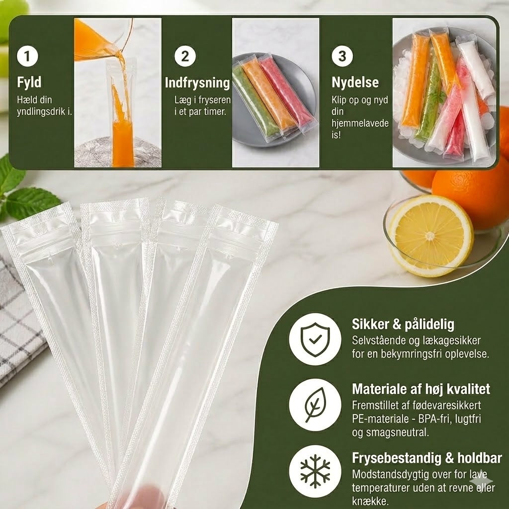 DIY Ispindeposer (100 stk.) - Engangs Isforme