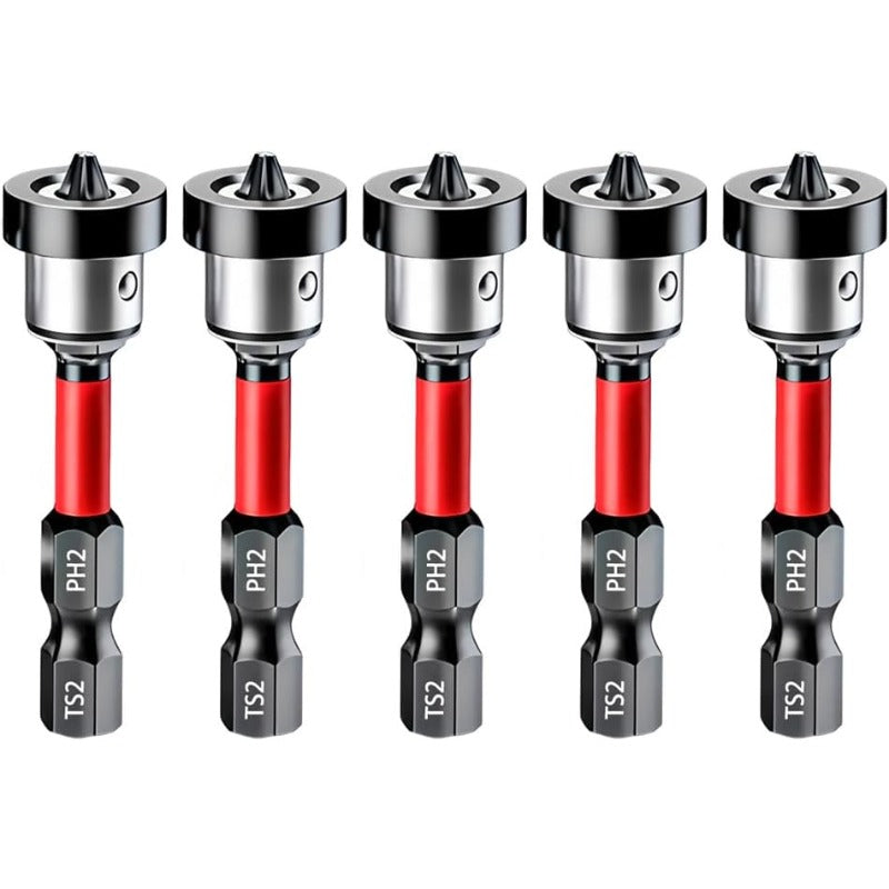 Magnetisk skruebits af S2-stål med dybdestop