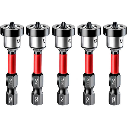 Magnetisk skruebits af S2-stål med dybdestop