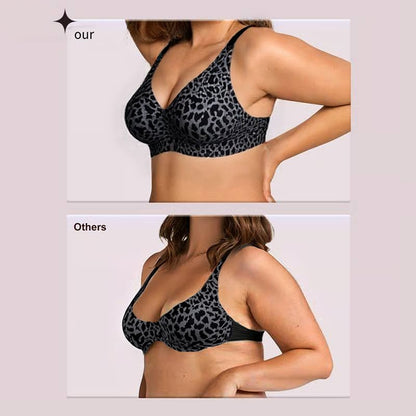 🎀Sømløs BH uden bøjle til kvinder med leopardskæring🐆