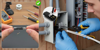 Dobbelt ledning connector (forstærket type)