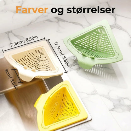 Magnetisk hjørnesi til vask – affaldskurv til madaffald