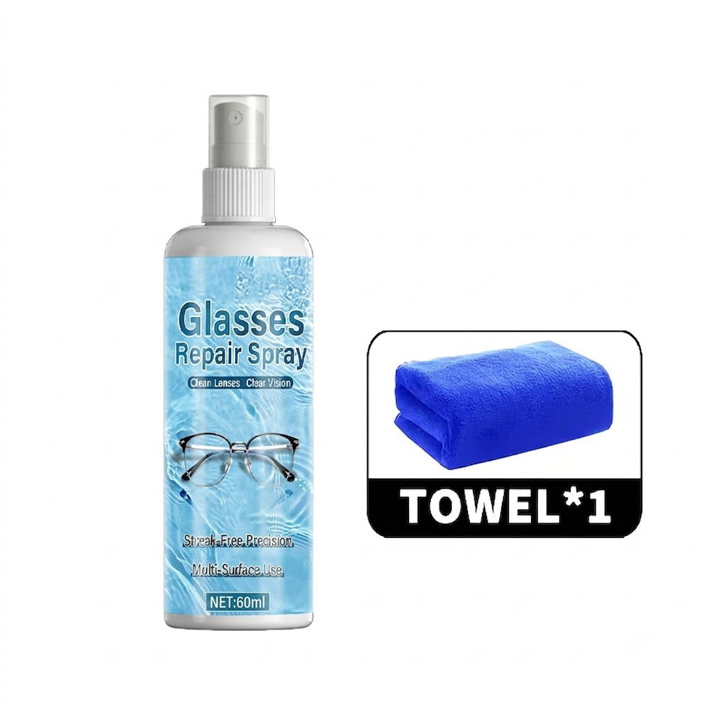 🔥 50% RABAT LIGE NU! 🎁 Professionel spray til reparation og rengøring af brilleglas
