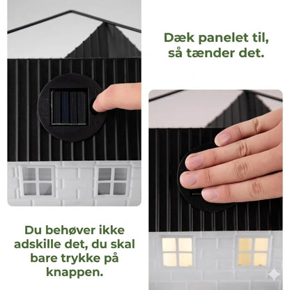 🕊️ Soldrevet fuglehus – automatisk belysning