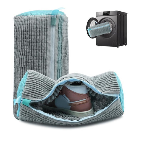 Vaskepose i mikrofiber til sko – blød og effektiv – optimal beskyttelse af sko og vaskemaskine