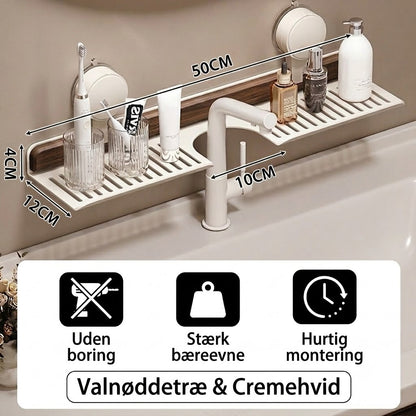 Moderne vask-arrangør med sugekop – ingen boring påkrævet, skab et stilfuldt hjem