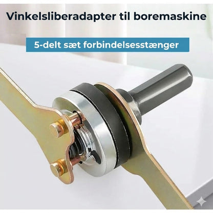 Adaptersæt – fra boremaskine til vinkelsliber