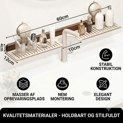 Moderne vask-arrangør med sugekop – ingen boring påkrævet, skab et stilfuldt hjem