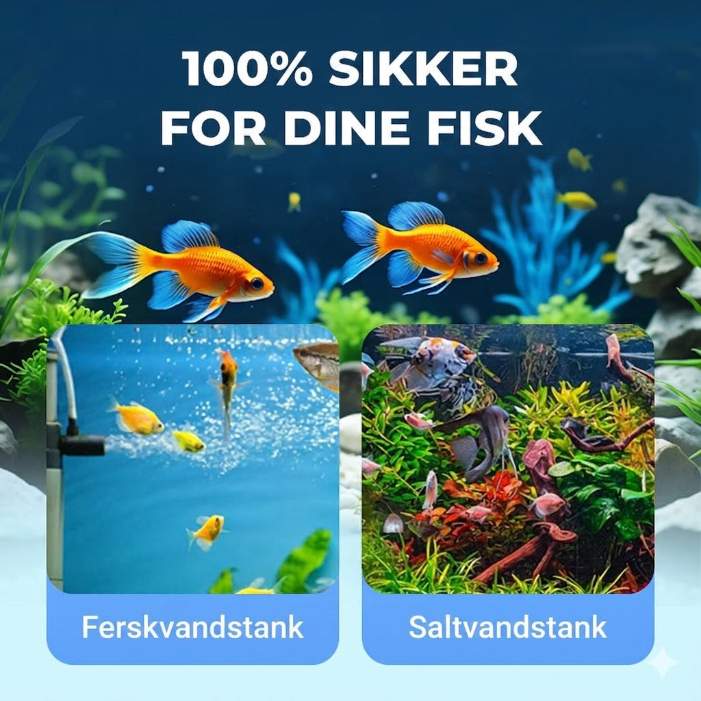 Kraftfuld vandklarer til akvarium – 100 ml – Til grumset vand