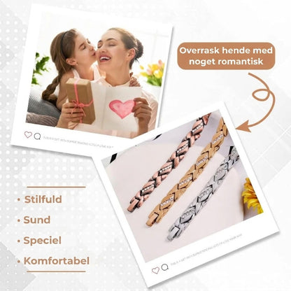 Magnetisk kobberarmbånd
