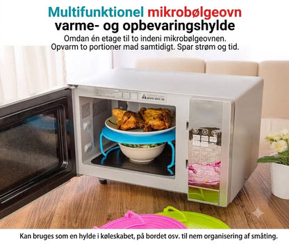 Sammenklappelig mikrobølgeovnsbakke
