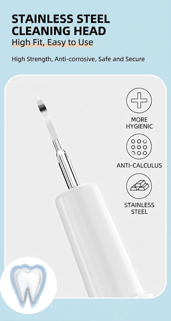 ✨ 5-i-1 Ultralydstandrenser – 6 tilstande med rensehoveder, op til 58 dages batterilevetid 🦷⚡