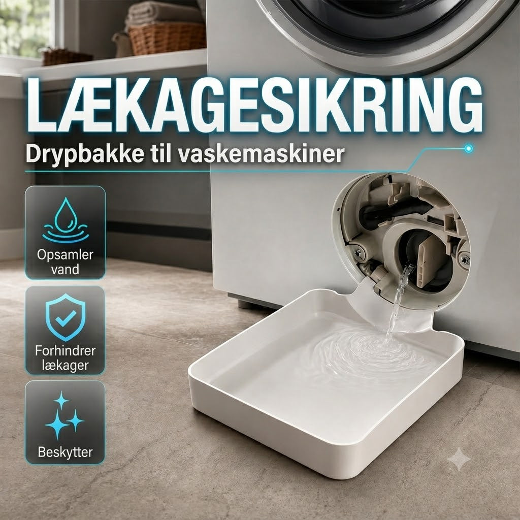 Spildbakke til vaskemaskine / Drypbakke til vaskemaskine