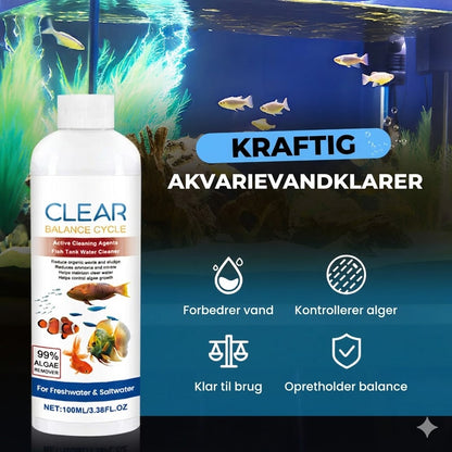 Kraftfuld vandklarer til akvarium – 100 ml – Til grumset vand