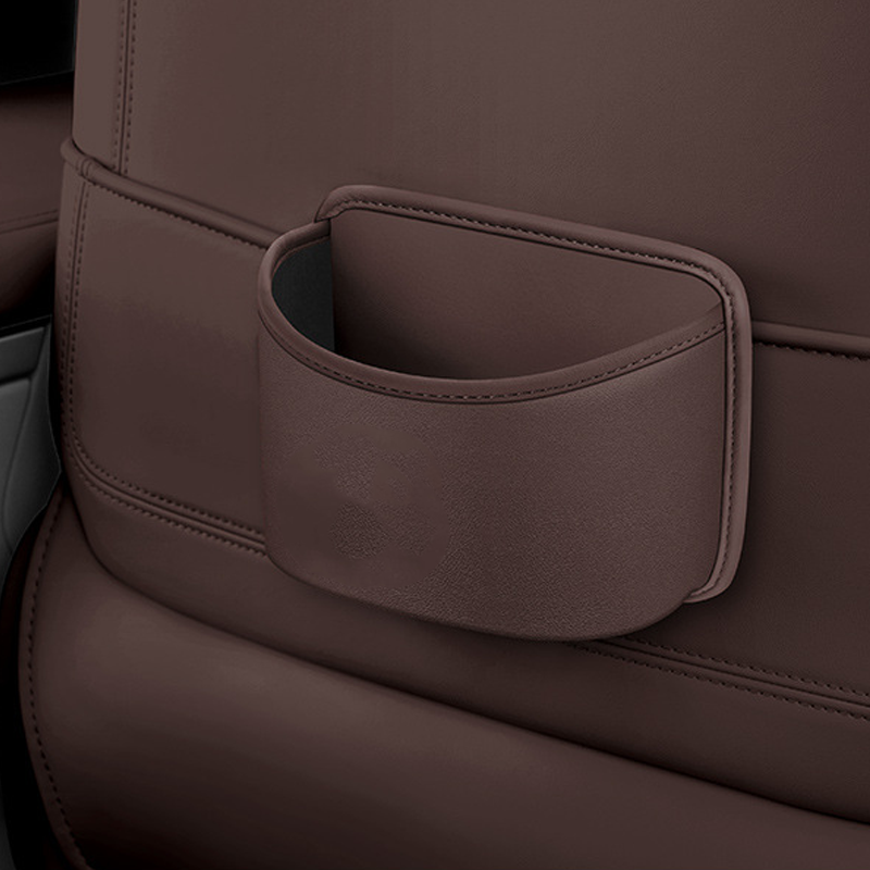 Læder kopholder til take-away-kaffe – bærbar kopholder med clips