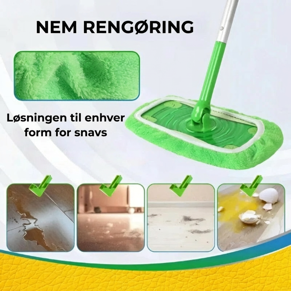 GreenSweep™ genanvendelig moppe kompatibel med Swiffer