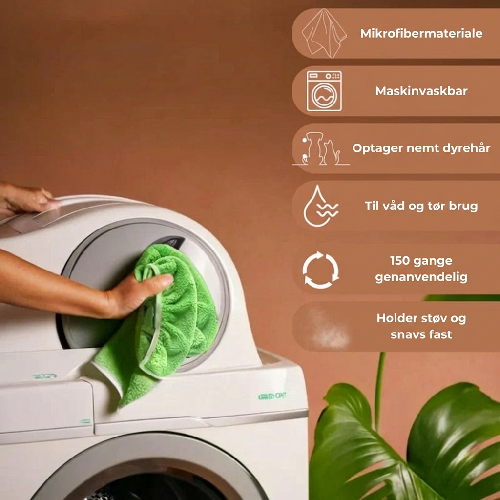 GreenSweep™ genanvendelig moppe kompatibel med Swiffer