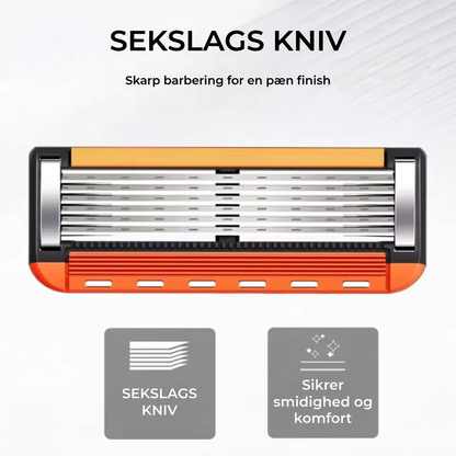 ProShave 6-bladet værdipakke – 24/48 stk. – 6-blads system (udskiftningsblade)