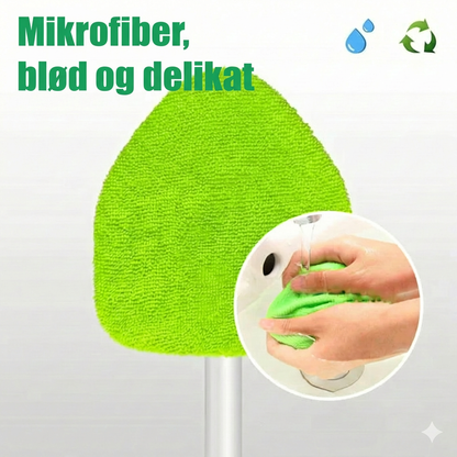 Teleskopisk vinduesskraber sæt – udtrækkeligt håndtag med vasker og skraber