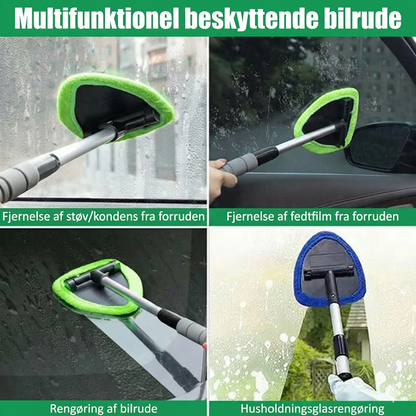 Teleskopisk vinduesskraber sæt – udtrækkeligt håndtag med vasker og skraber