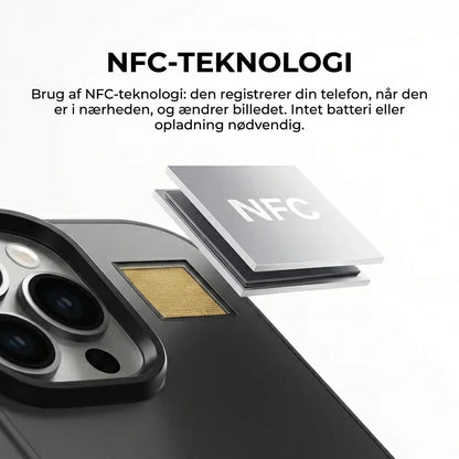 Pixly NFC E-Ink cover til iPhone – smart cover med tilpasselig skærm (DIY-billeder)