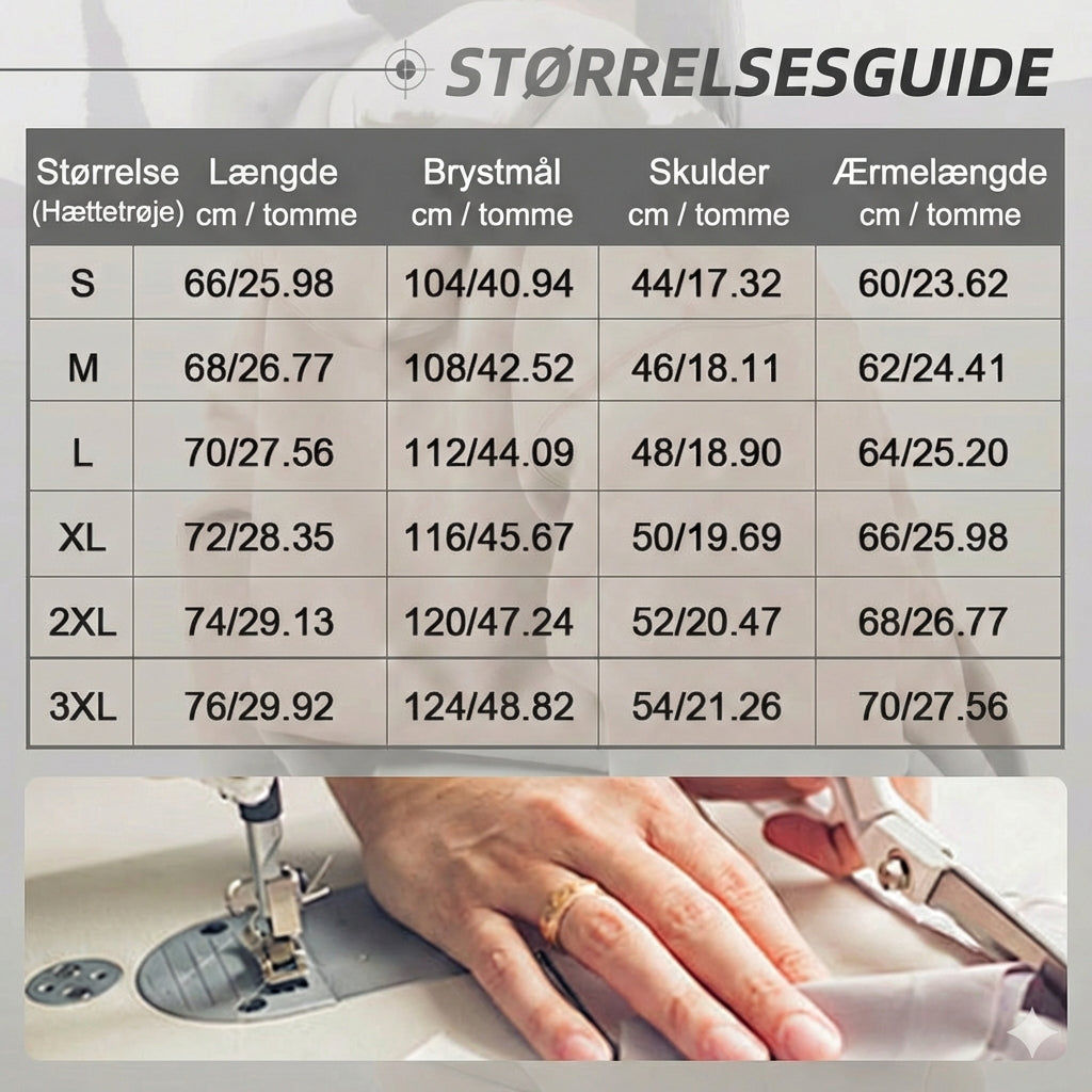 Unisex afslappet træningssæt – basic hættetrøje og