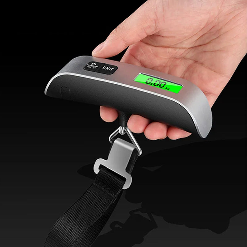 Bærbar bagagevægt med LCD-display