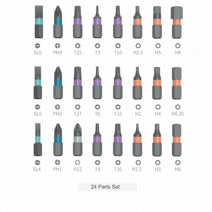 24-i-1 præcisionsskruetrækkersæt