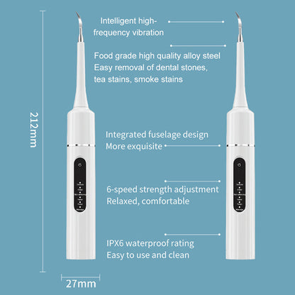 ✨ 5-i-1 Ultralydstandrenser – 6 tilstande med rensehoveder, op til 58 dages batterilevetid 🦷⚡