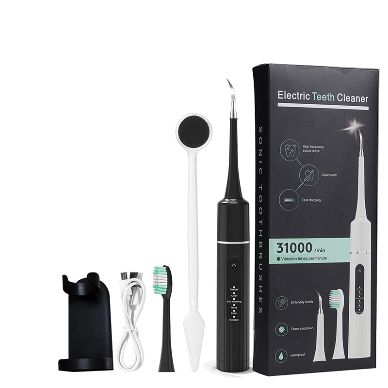 ✨ 5-i-1 Ultralydstandrenser – 6 tilstande med rensehoveder, op til 58 dages batterilevetid 🦷⚡