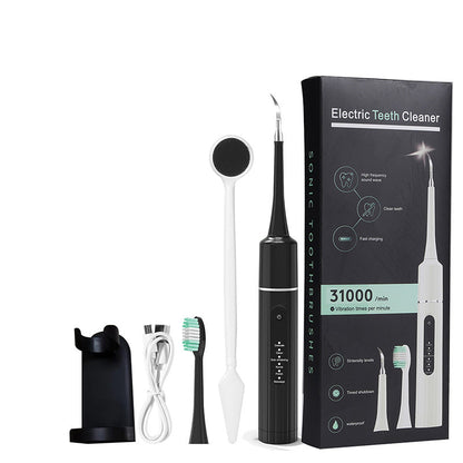 ✨ 5-i-1 Ultralydstandrenser – 6 tilstande med rensehoveder, op til 58 dages batterilevetid 🦷⚡