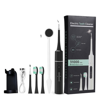 ✨ 5-i-1 Ultralydstandrenser – 6 tilstande med rensehoveder, op til 58 dages batterilevetid 🦷⚡