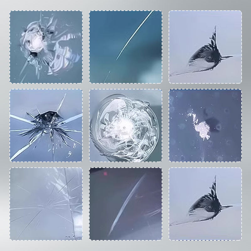 Reparationssæt til bilruder – til udbedring af revner og ridser