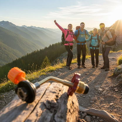 Gasflaske-påfyldningsadapter (til camping)