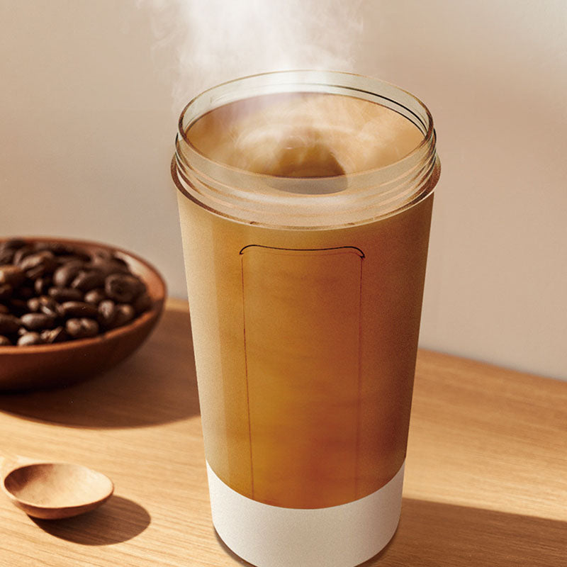 Elektrisk selvomrørende kaffekrus