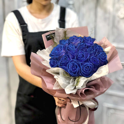 DIY glitrende roser – lav din egen buket