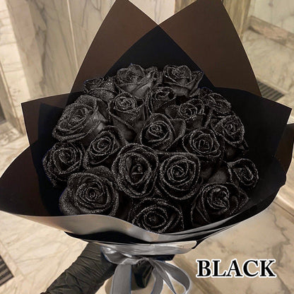 DIY glitrende roser – lav din egen buket