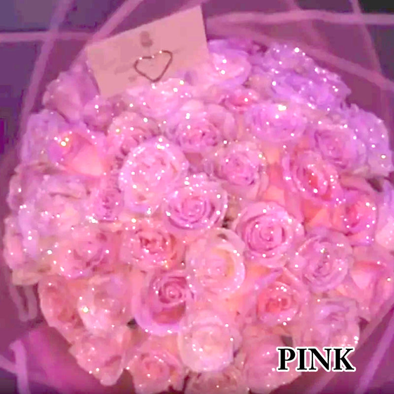 DIY glitrende roser – lav din egen buket