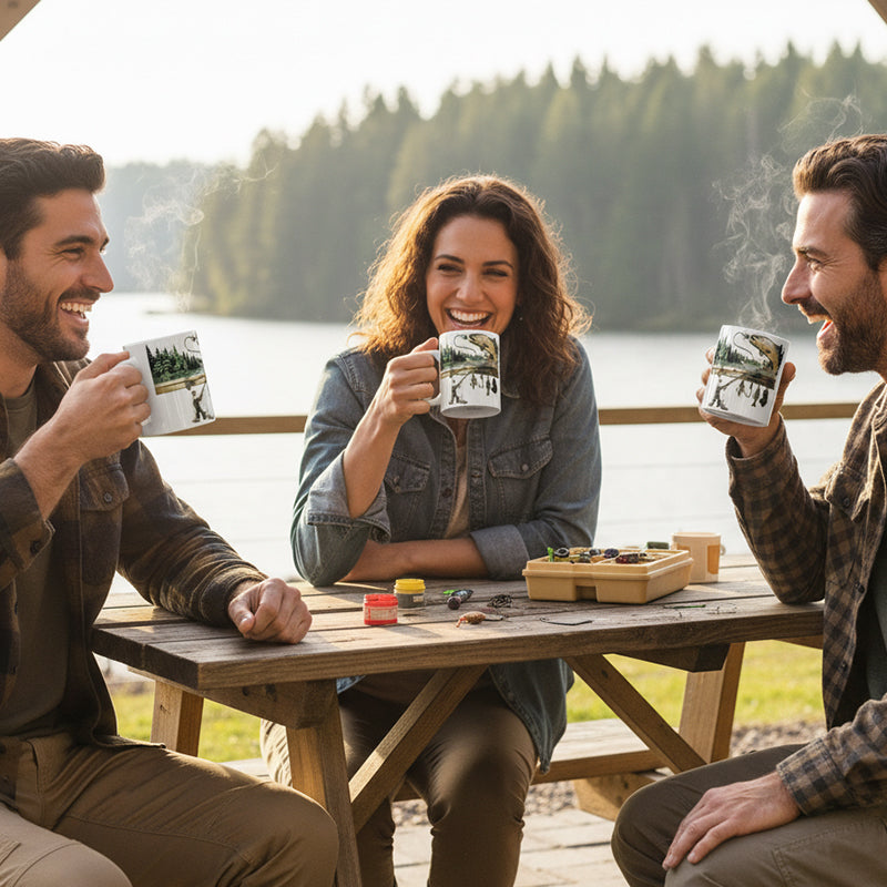 Fisker-kaffekrus – sjov gave