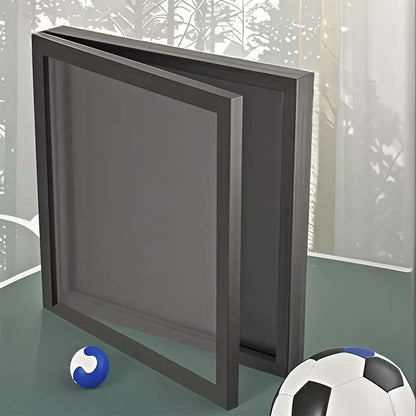 Træramme til skjorte-display med magnetlukning