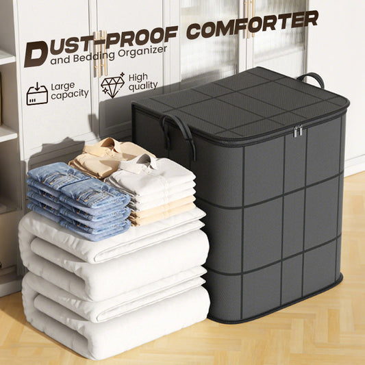 🔥 🔥 Begrænset tid: 50% rabat❗️❗️🧺🛏️ Støvbeskyttende opbevaringstaske til dyner og sengetøj – Stor kapacitet, slidstærkt non-woven stof og foldbart design 🌿