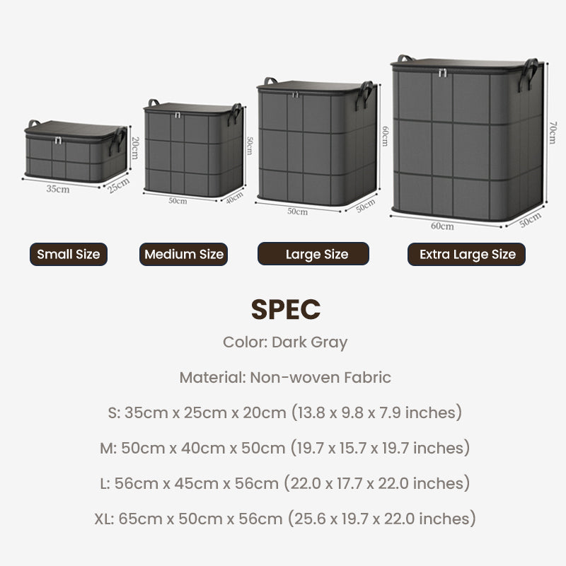 🔥 🔥 Begrænset tid: 50% rabat❗️❗️🧺🛏️ Støvbeskyttende opbevaringstaske til dyner og sengetøj – Stor kapacitet, slidstærkt non-woven stof og foldbart design 🌿