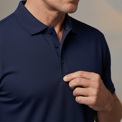 Kortærmet polo t-shirt til mænd – sport og slim fit